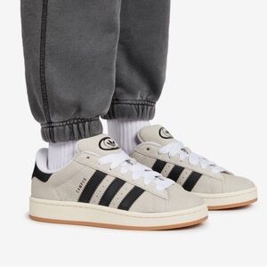 Womens adidas Campus '00s Athletic Shoe - Crystal White / Core Black / Off White